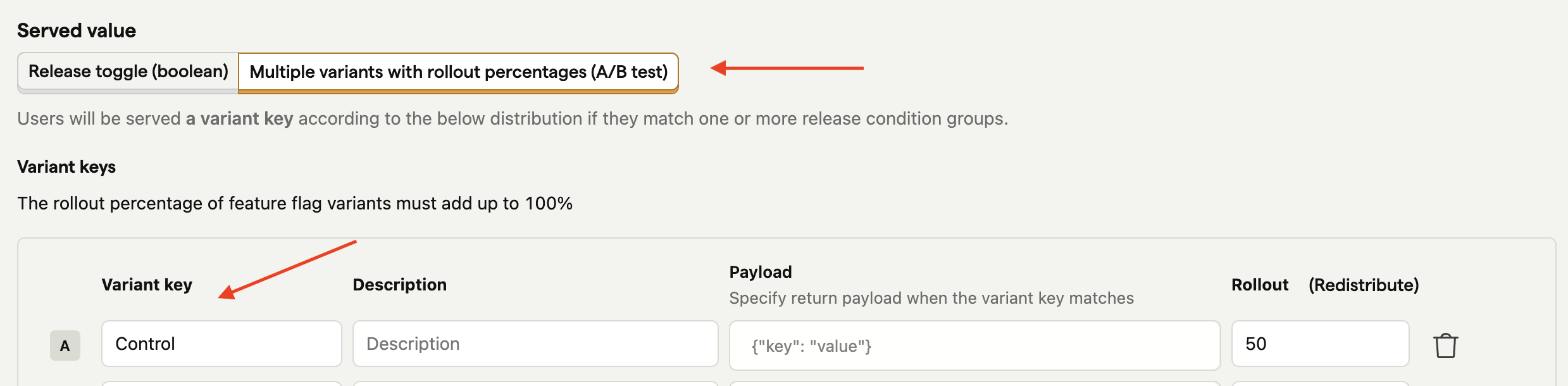 Reuse an existing feature flag for an experiment